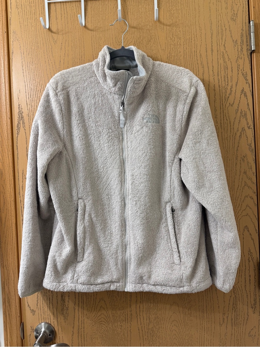 The North Face Soft Fleece Jacket in Light Gray women’s XL